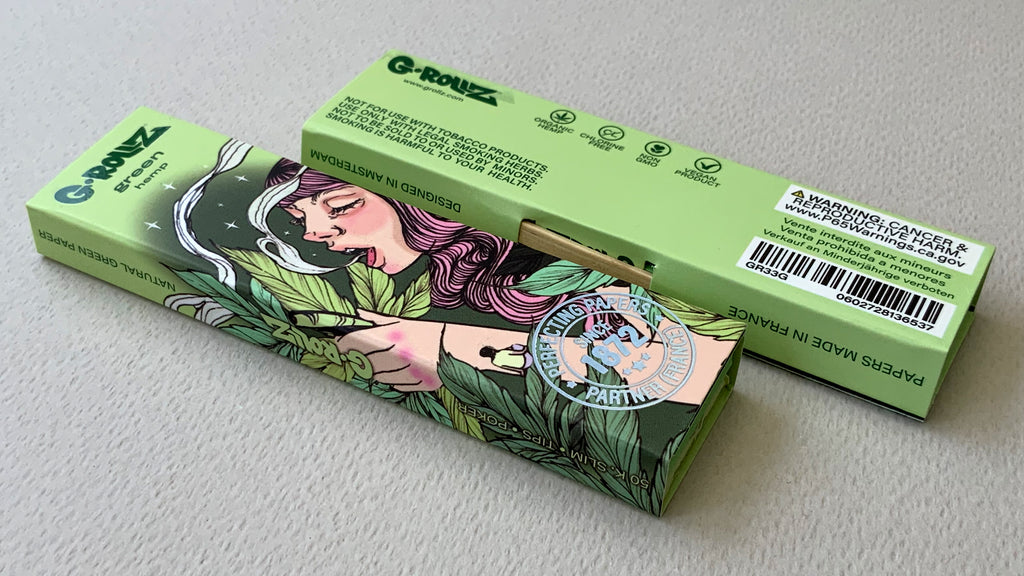 G-Rollz Hemp - King Slim Papers + Poker + Tips