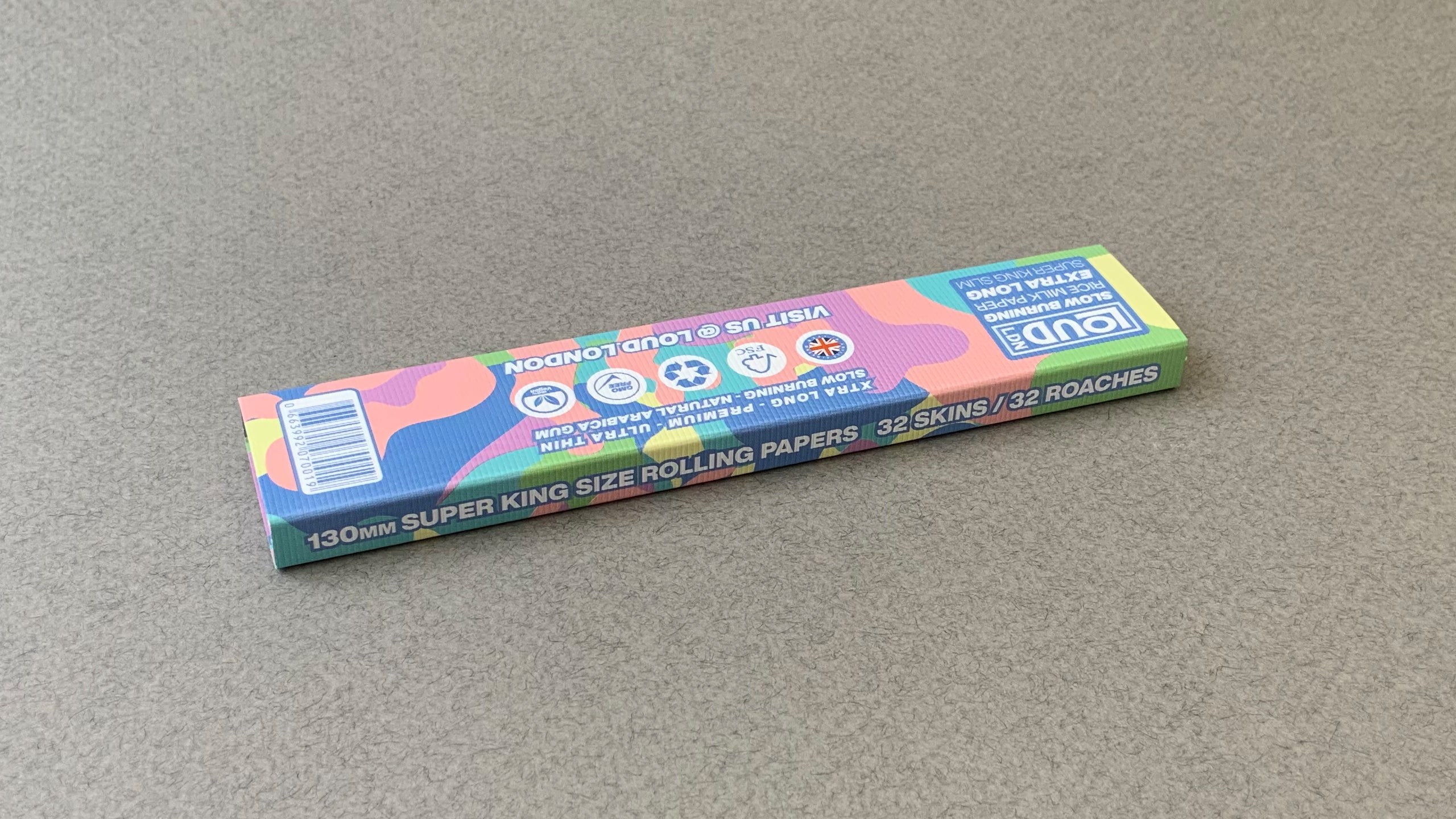 LOUD LDN Rice Milk - Royal King Slim Papers + Tips