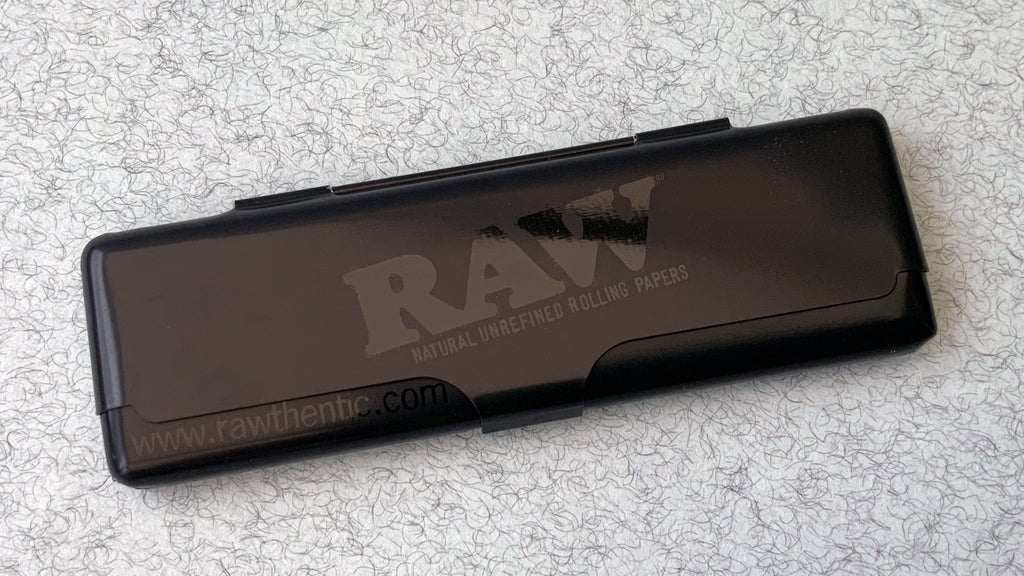 Black, Doughnuts, Woodland, Classic, Camouflage RAW Metal Paper Case for carrying papers on the go wherever you go.